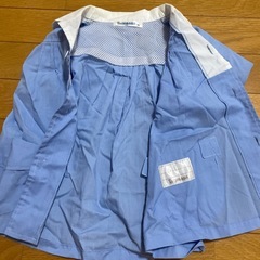 半袖　スモック　水色の画像