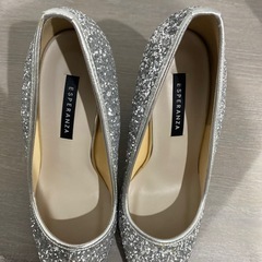 
ESPERANZA エスペランサ　シルバーグリッター ハイヒール 21.5cmの画像