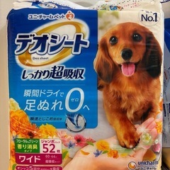 【デオシート】しっかり超吸収 香り消臭タイプ フローラル＆グリーンの香り　ワイド60×44 52×3セット＋おまけ10枚の画像