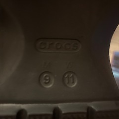 CROCS 厚底　の画像