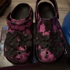 CROCS 厚底　の画像