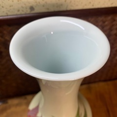 配送可能　有田焼 琥山窯 花生 大花絵 小野琥山 鳳仙窯 昭和レトロ 良品 花瓶 花入 茶道具　華道具　アンティーク　 花瓶 花器 花入　在銘の画像