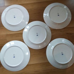 新品 ロイヤルコペンハーゲン　ホワイト プレート 5枚 28cmの画像