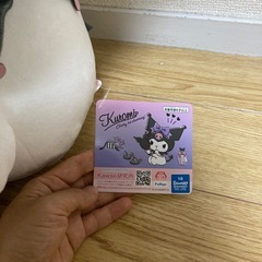 【タグ付き新品】クロミちゃんぬいぐるみ全長45cmの画像