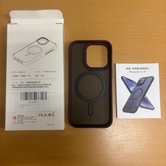  Slaincsy iPhone15
P ro用ケース マグネット対応 紫x001529sdrの画像