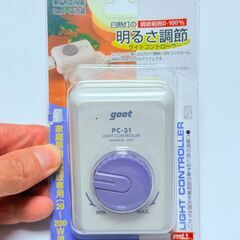 太洋電機産業(goot) ライトコントローラー PC-31 白熱電灯用 【ライトの光量調節】【コンセントに差し込むだけ】【20~200Wまで使用可能】 調光器 スピードコントローラー 日本製の画像