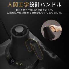Epeios（エペイオス）電気ケトル 0.9L｜1℃単位で温度調整の画像