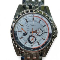 TIMEX　クロノグラフ　シルバーの画像