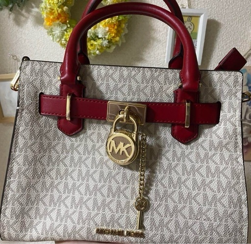 ❮美品❯マイケルコース　ショルダーバッグ　ハンドバッグ　2way キーチャーム 鍵