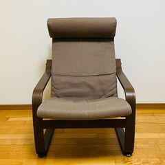 IKEA イケア POANG ポエング オットマン付 22417 パーソナルチェア ソファの画像