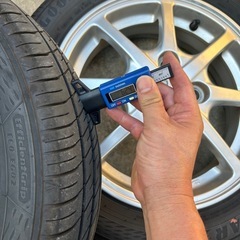 24年製 バリ山155/65R14 GOODYEARホイールセット の画像