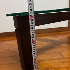 【美品】ガラステーブルの画像