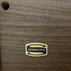 【定価44万円】シモンズセミダブルベッドの画像