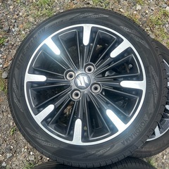 スズキスペーシアカスタムホイール4本165/65R15の画像