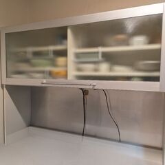 【お引取中】🌈パモウナ キッチンボード 食器棚120 上下分離可‼️の画像