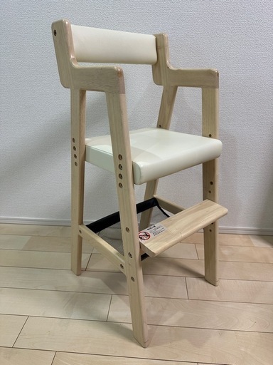 遊木舎折り畳みハイチェア栗材展示品