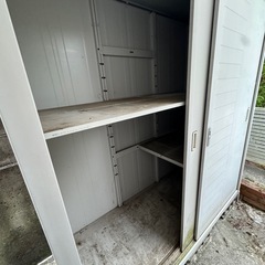 8/22まで 早い者勝ち 倉庫 物置 屋外用 ヨド物置 YODOKOの画像