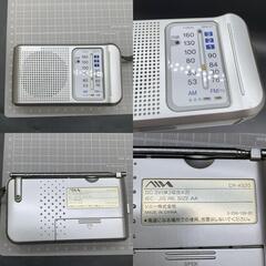 動作OK　SONY AIWA ワイドFM受信OK FM/AMコンパクトラジオ CR-AS20 動作品 防災グッズ　災害用の画像