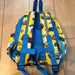 子ども用 ベビー用 リュックサック 働く車の画像