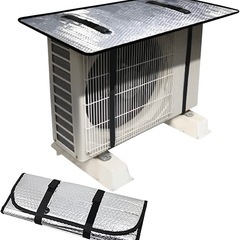 新品未使用品/エアコン室外機カバー エアコン室外機遮熱シート サンカットシャドー エアコンカバー 日差し板 室外機パネル 遮熱パネル 日よけパネル アルミフィルムの画像