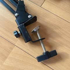 【美品】スマホアームスタンド ブラック 卓上固定式の画像