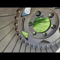 センターライン　１５インチ　タイヤホイールセット　深リム　12J　ハミタイ　の画像