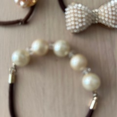 【ヘアアクセサリー】ゴム付きアクセサリーの画像