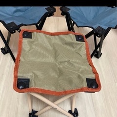 折りたたみ椅子　三脚セットでお得！の画像
