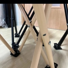 折りたたみ椅子　三脚セットでお得！の画像