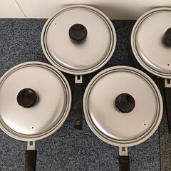 ラーメン鍋 アルミ 16cm　5個セット　未使用品　倉庫保管品　前川金属工業 日本製の画像
