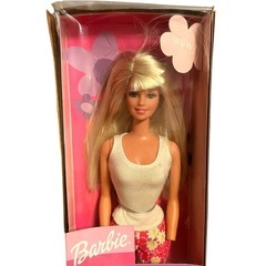 未使用 バービー Barbie party fete fiesta 金髪 青目 MATTELの画像