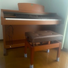 美品・低使用頻度！YAMAHA Clavinova CVP-204 電子ピアノ イス・端子付きの画像