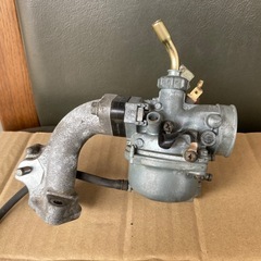 HONDAリトルカブ純正キャブレター　OH 清掃済み　マニホ付き
の画像