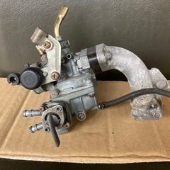 HONDAリトルカブ純正キャブレター　OH 清掃済み　マニホ付き
の画像