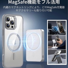 iPhone 15 ProMaxカバー黒マグネットxoo152gxc1の画像