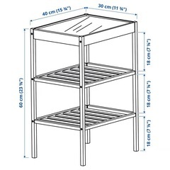 サイドテーブル　ネスナ　IKEA イケアの画像