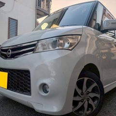 Bluetooth対応ナビ付き☆月々9千円〜分割払い可❗️ 車検2年付き！【名義変更代込み】大人気☆日産 ルークスハイウェイスター☆Bluetooth対応ナビ付き☆走行中DVD見れます☆ETC付き☆便利なバックカメラ付き☆電動スライドドア☆ドラレコ付き☆スマートキー☆フルオートエアコン☆純正アルミ！事故修復歴無し☆そのまま乗って帰れます❗️の画像