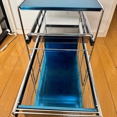 スチール製　2段ワゴンの画像