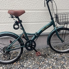折りたたみ自転車の画像