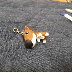 鼻でかの犬のキーホルダー