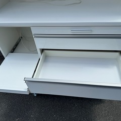 120ハイタイプ 松田家具 / 大川 キッチン レンジボード 食器棚の画像