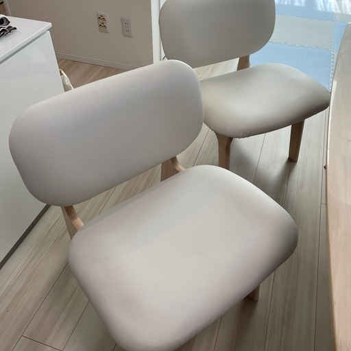 ニトリワイドチェアー2脚セット