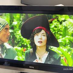 BONTECモニターアームとBenQ27インチモニターとAcer24インチモニターの画像