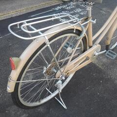 中古自転車３７１６　前後タイヤ新品！　２６インチ　ギヤなし　ダイナモライトの画像