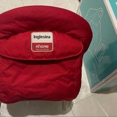 Inglesina イングリッシーナ　ベビーチェア　レッド　箱付きの画像