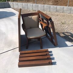 家具調コタツ こたつテーブル 椅子付きダイニングテーブル の画像
