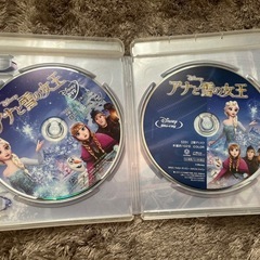 ディズニーアナと雪の女王　Blu-ray&DVD 中古の画像