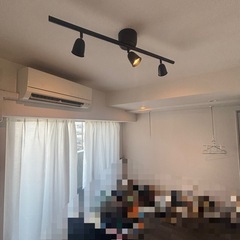 IKEA シーリングトラックスポットライト3個の画像