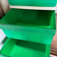 押入れ収納　ケース　引き出し3個セット（クリヤーケース、衣類収納）の画像
