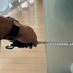 ガラスダイニングテーブルセットの画像